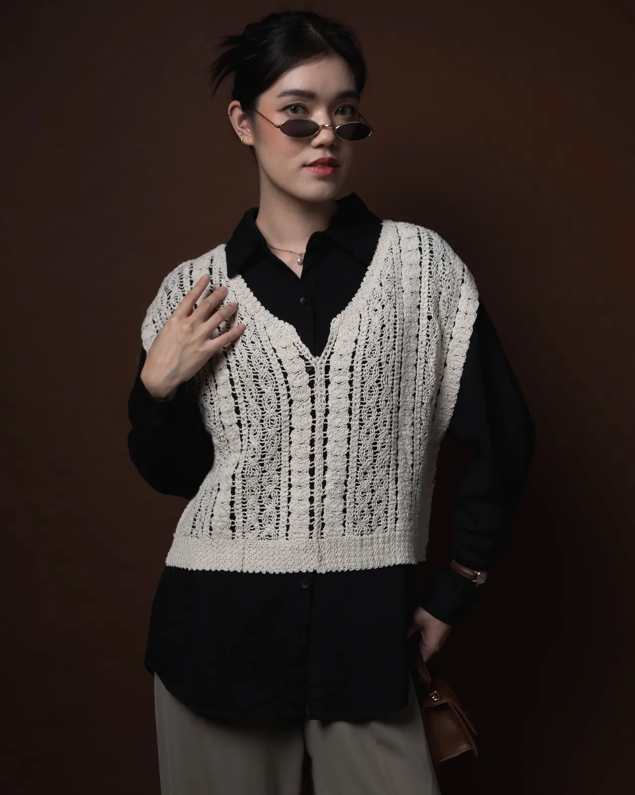 Jaylene Vest Beige