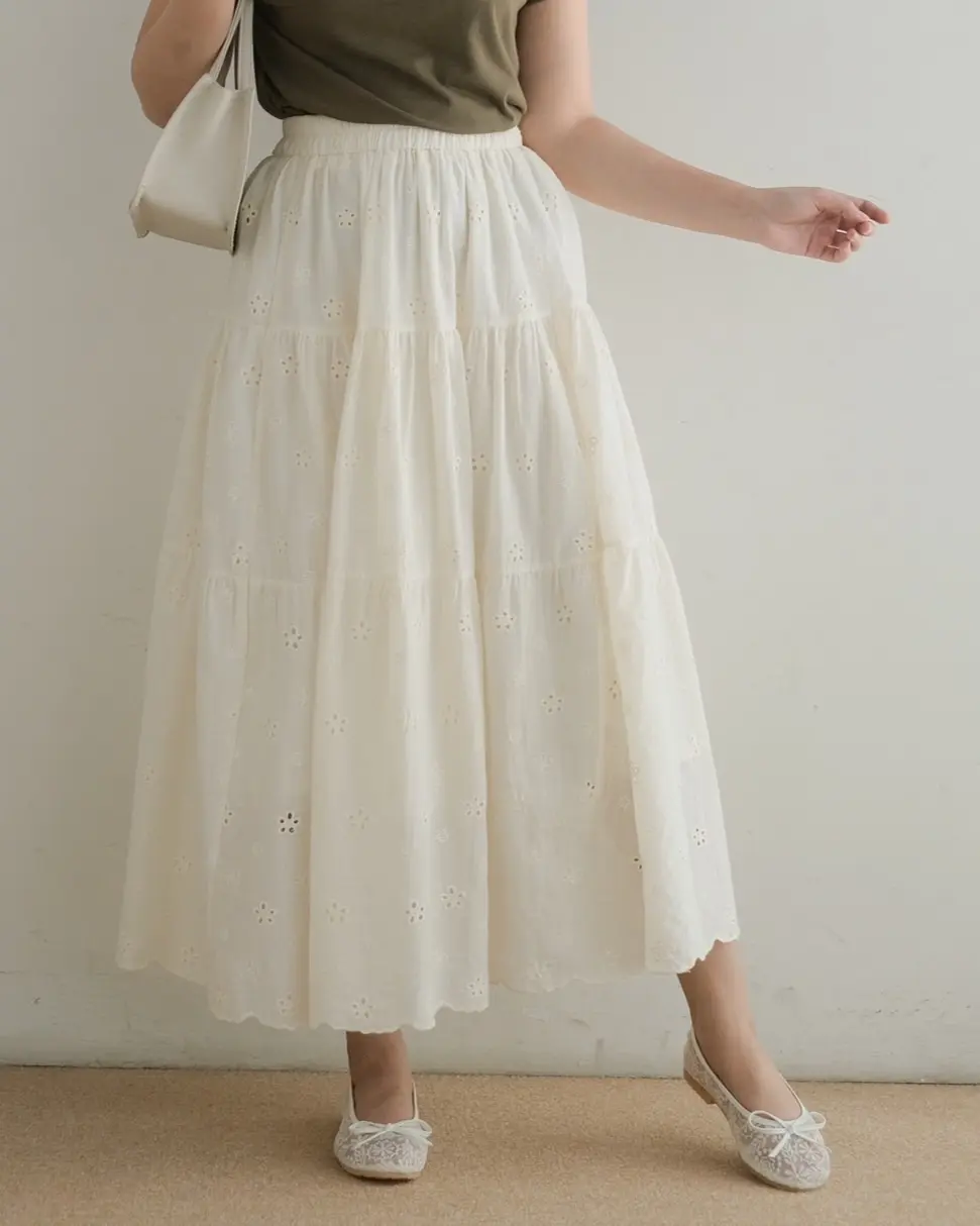Khalda Skirt Kode 417/1906 Ivory