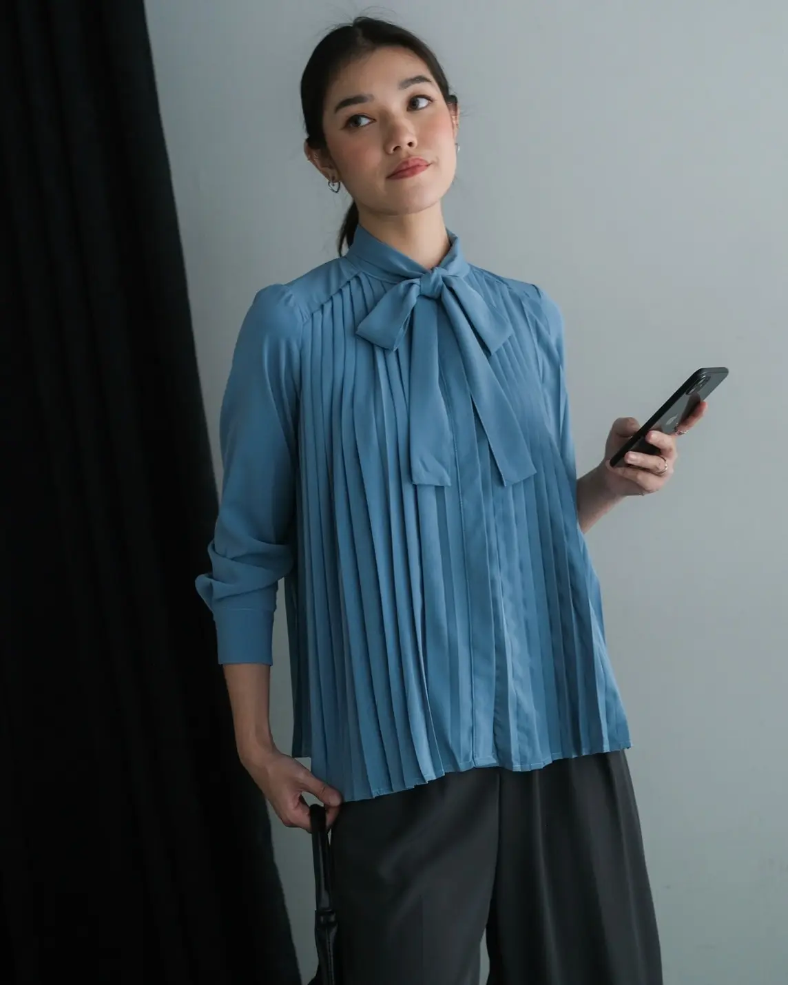 Kylie Blouse Kode 80086 Blue