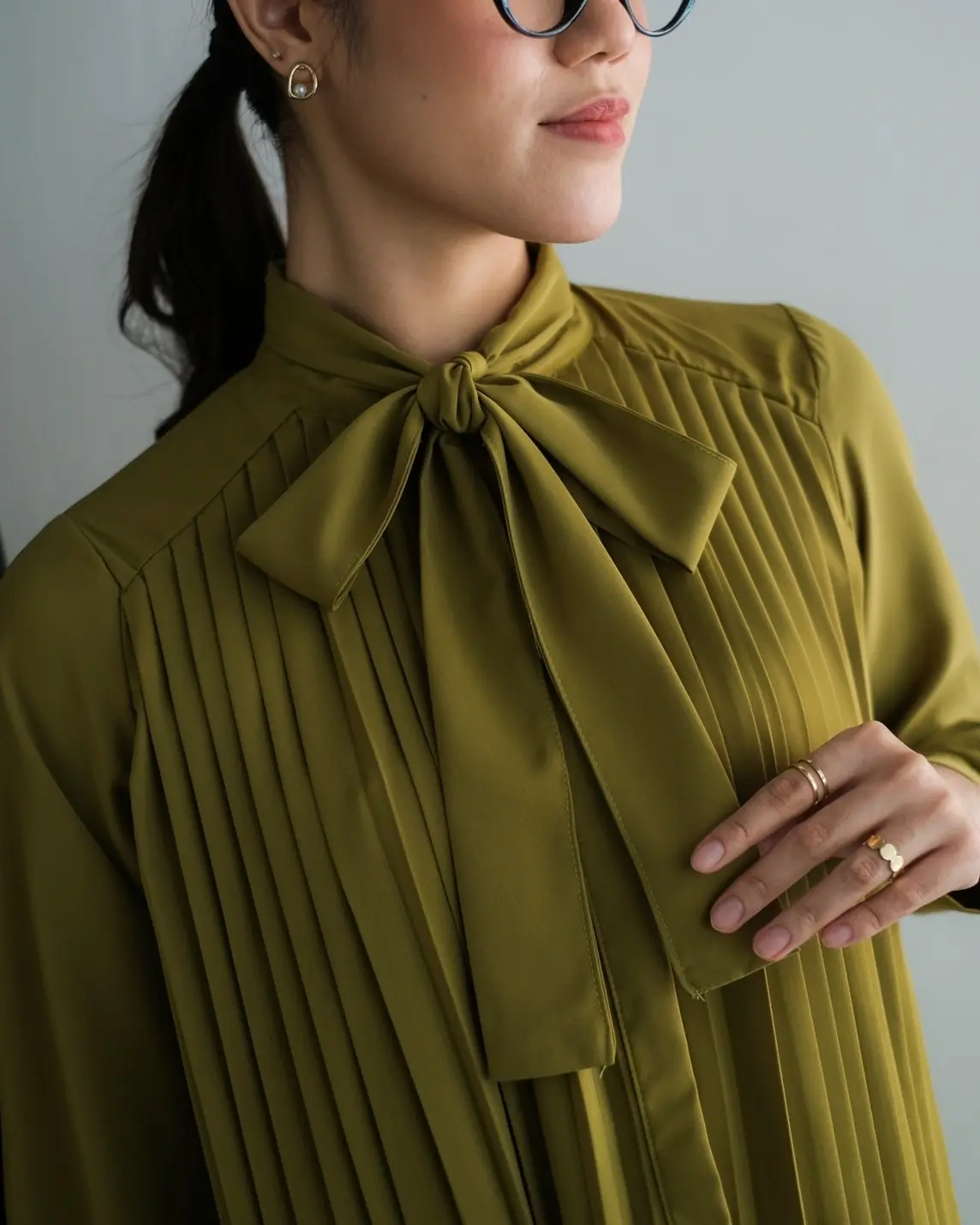 Kylie Blouse Kode 80086 Olive
