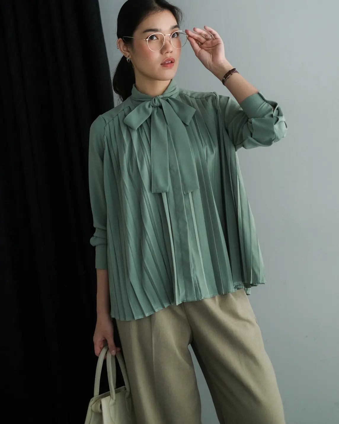 Kylie Blouse Kode 80086 Mint - Image 2