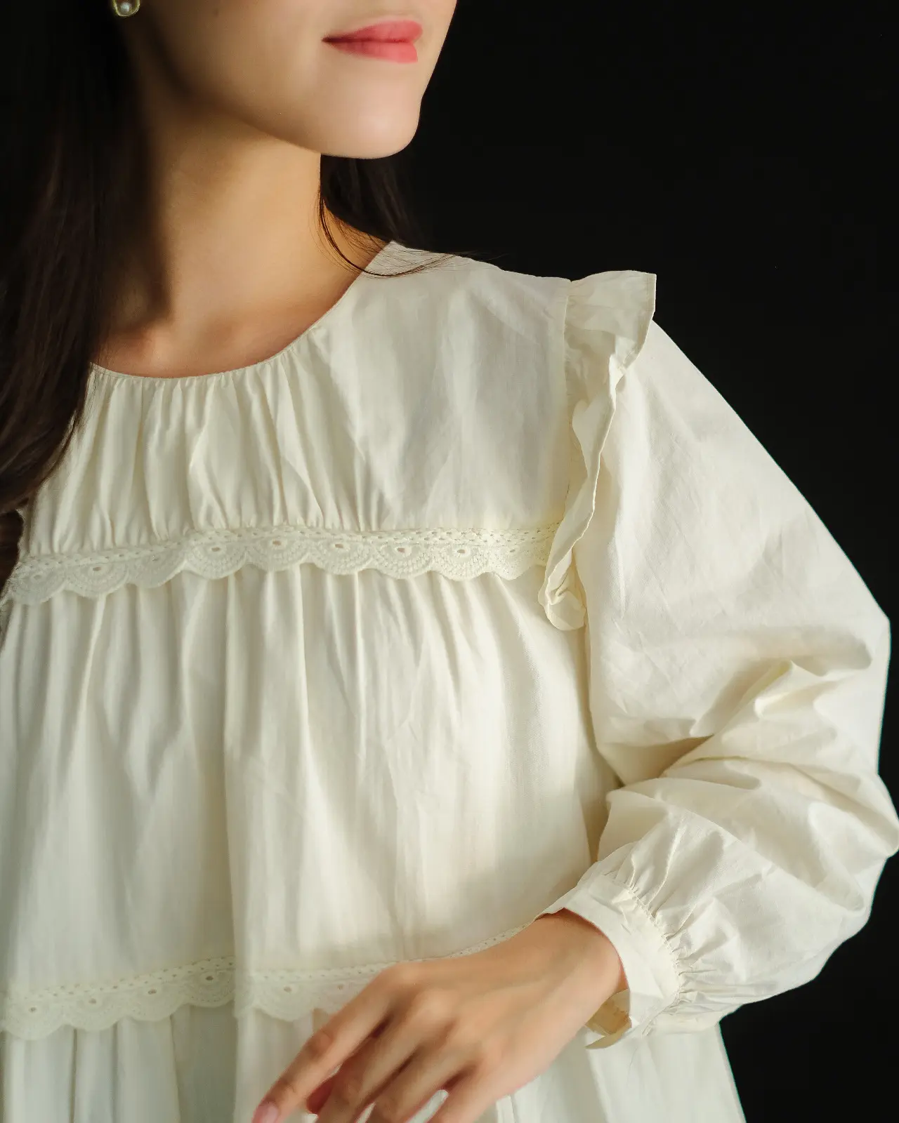 Leisha Longsleeve Kode 9A/883-1 Ivory - Image 2