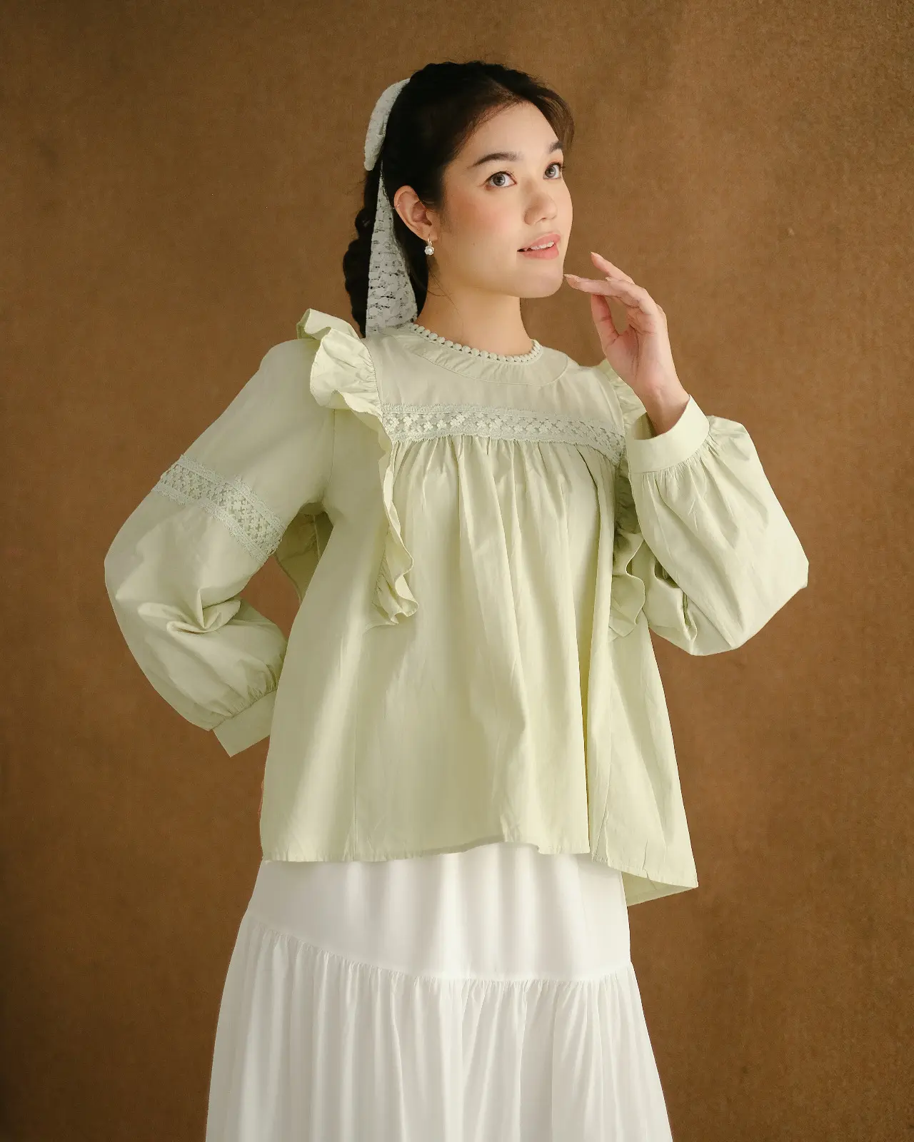 Lazila Longsleeve Kode 13A/7783 Mint - Image 2