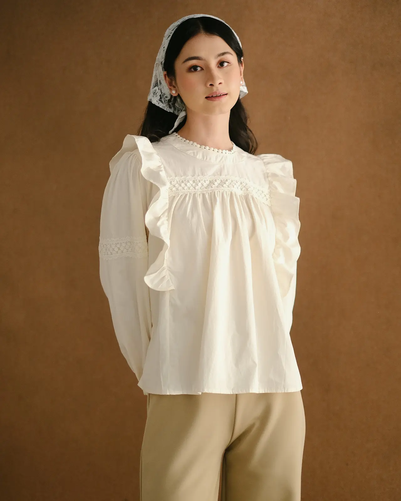 Lazila Longsleeve Kode 13A/7783 Ivory - Image 3
