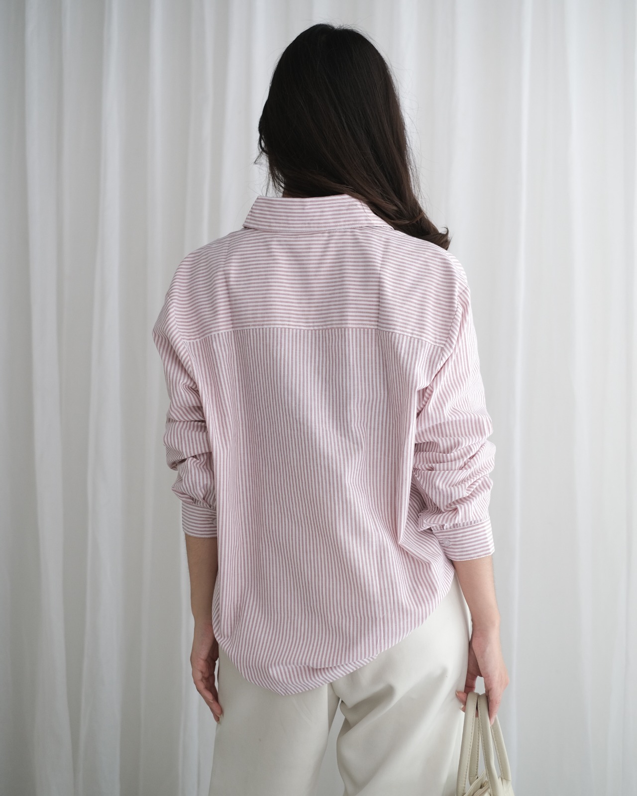 Malirha Oversize Shirt Pink - Image 3