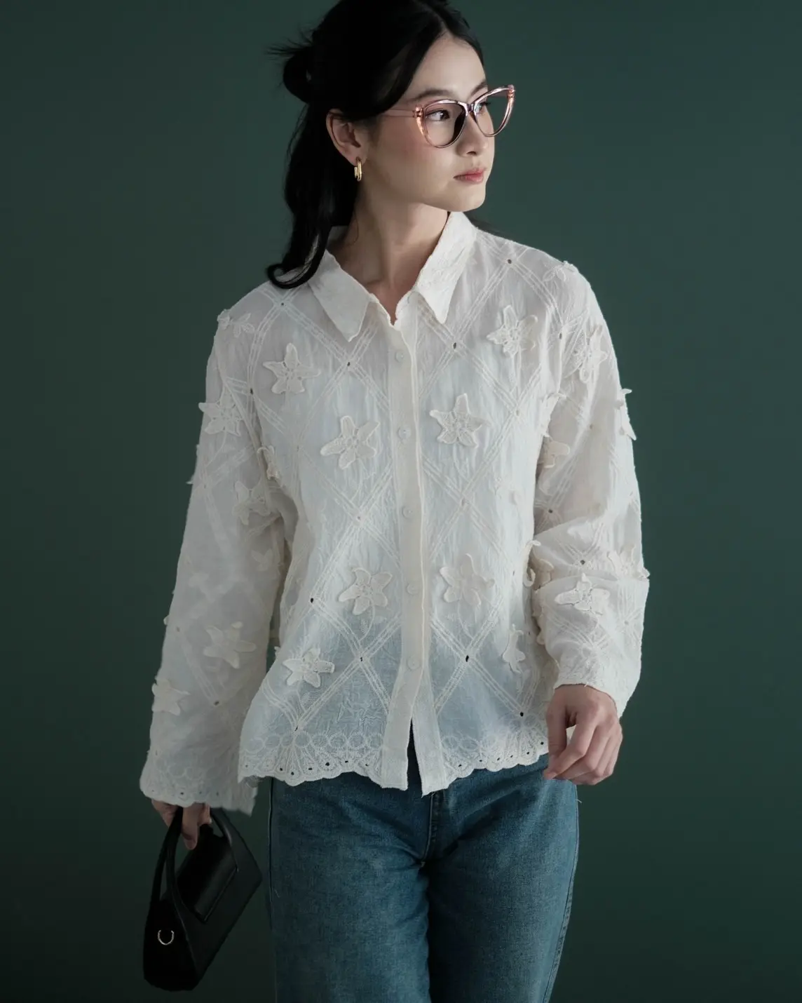 Mizan Shirt Kode 108 Ivory