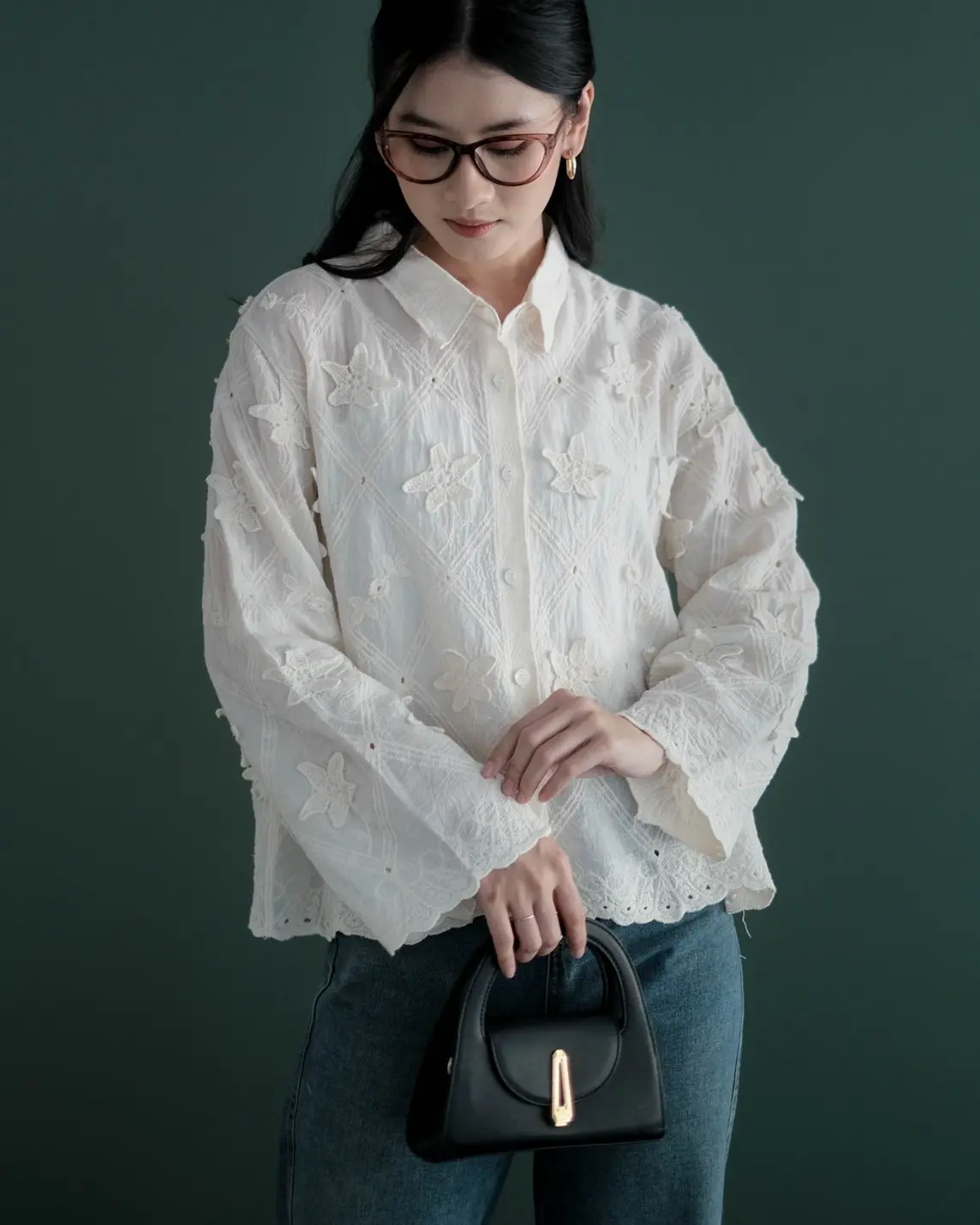 Mizan Shirt Kode 108 Ivory - Image 2