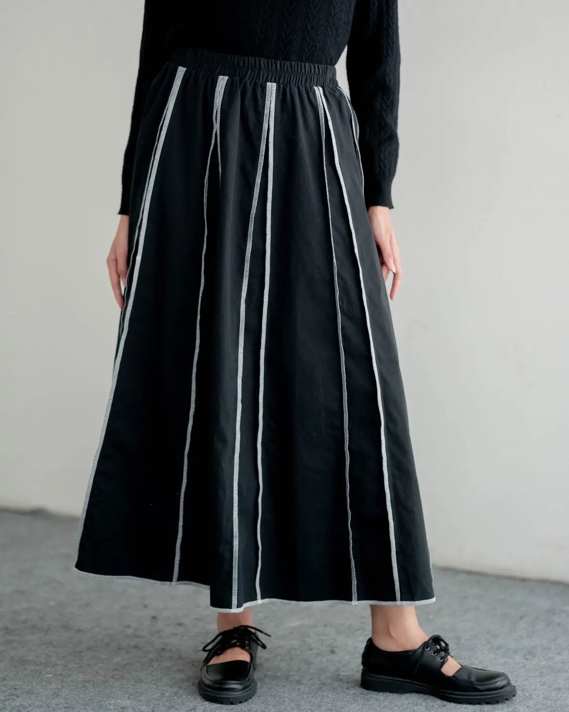 Nuke Maxi Skirt Black