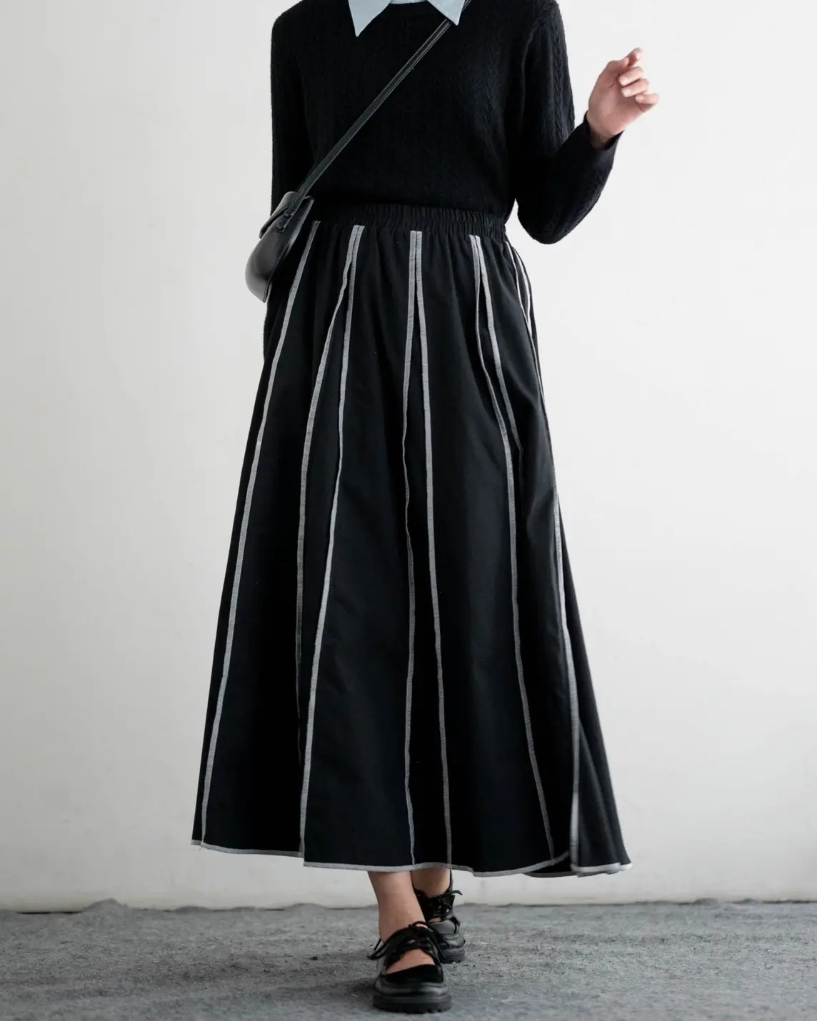 Alternative view of Nuke Maxi Skirt Black