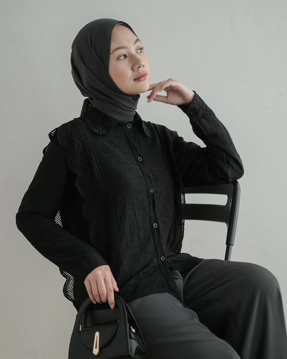 Ozila Shirt Kode 421 Black - Image 2
