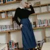 Pauleta Denim Skirt Kode 112A Dark Blue - Image 2