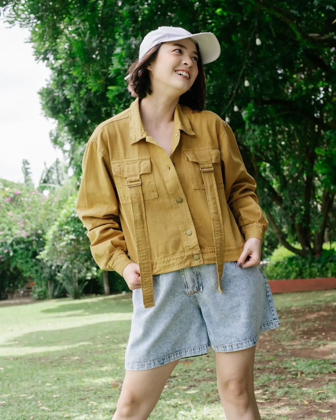Pierre Denim Jacket Mustard