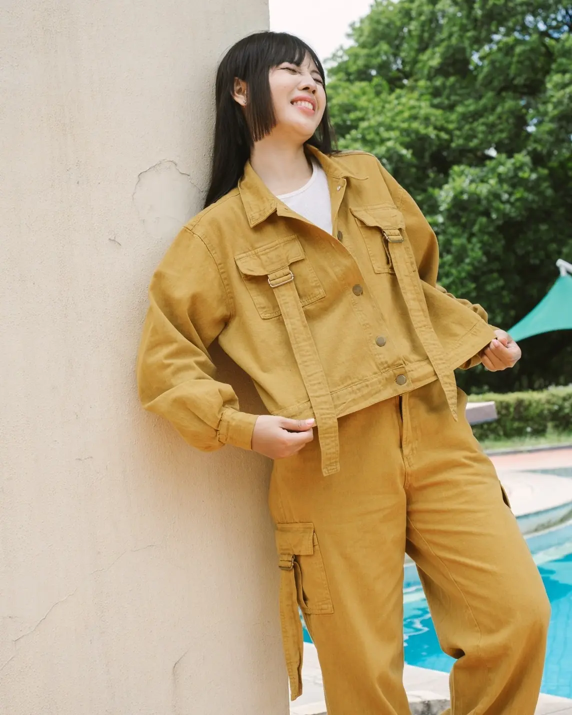 Pierre Denim Jacket Mustard - Image 3