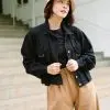 Pierre Denim Jacket Black - Image 2