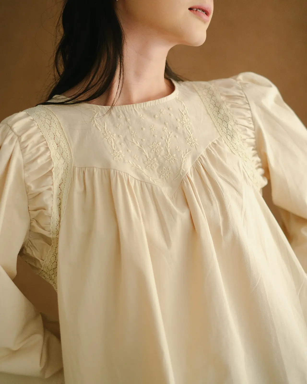 Piyasa Longsleeve Kode 15A Cream - Image 3