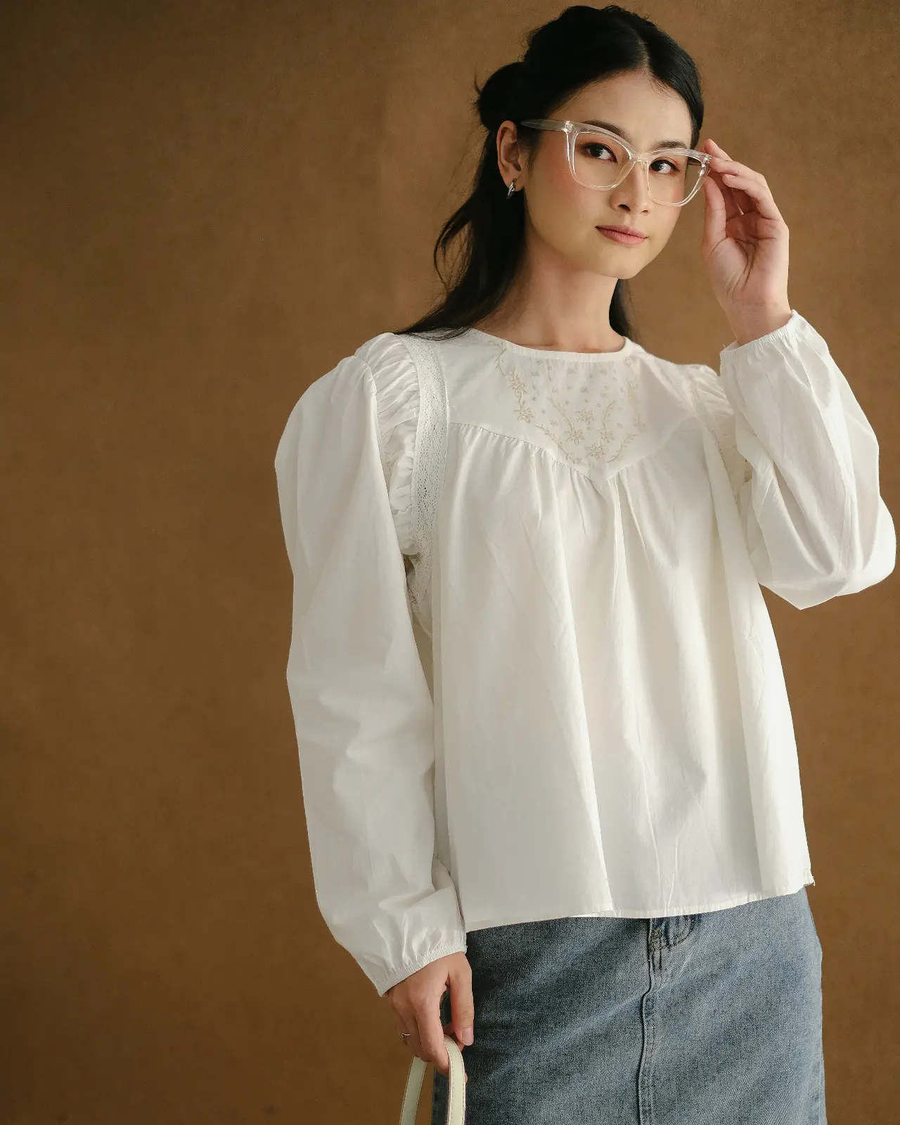 Piyasa Longsleeve Kode 15A Broken White