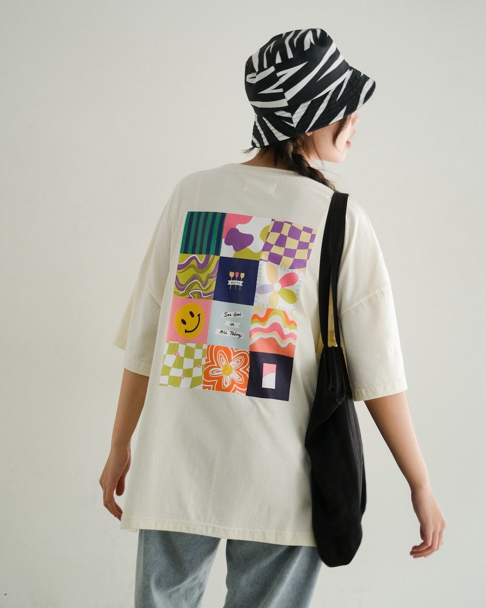 Positive Mind T-Shirt Broken White - Image 3