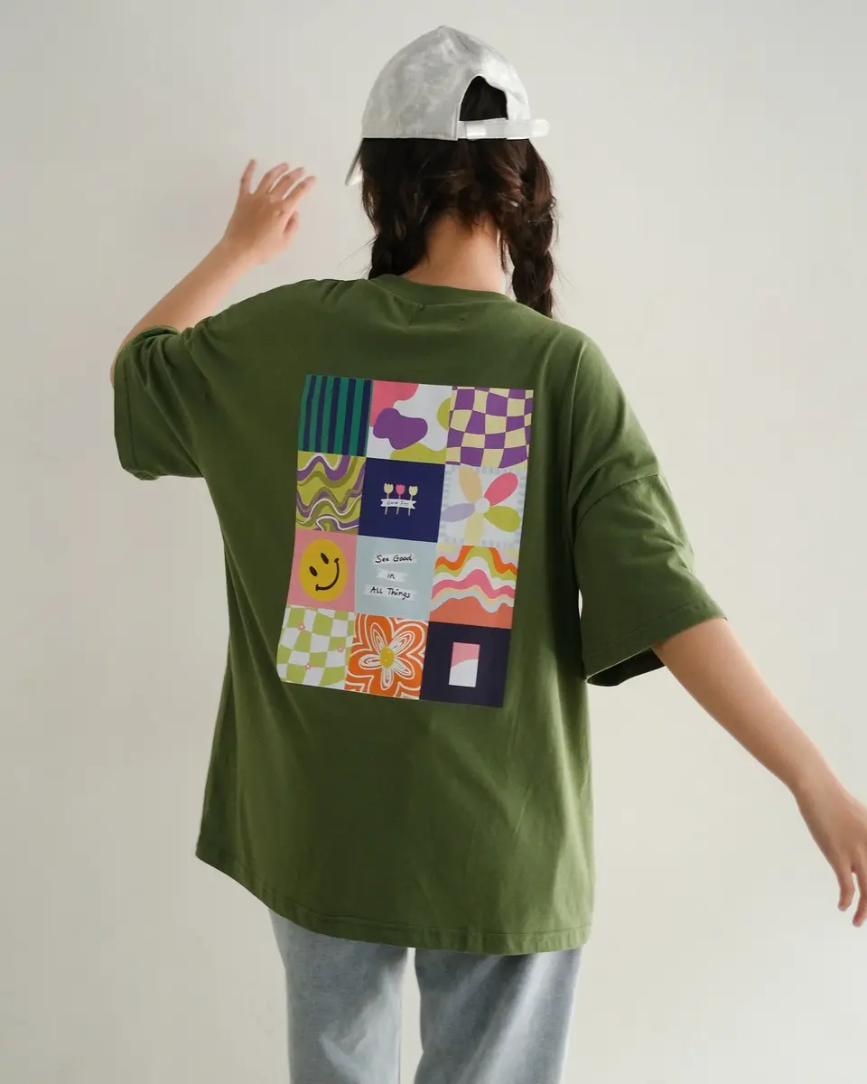 Positive Mind T-Shirt Army - Image 2