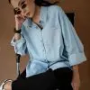 Parnika Denim Shirt Kode 163A Light Blue - Image 2