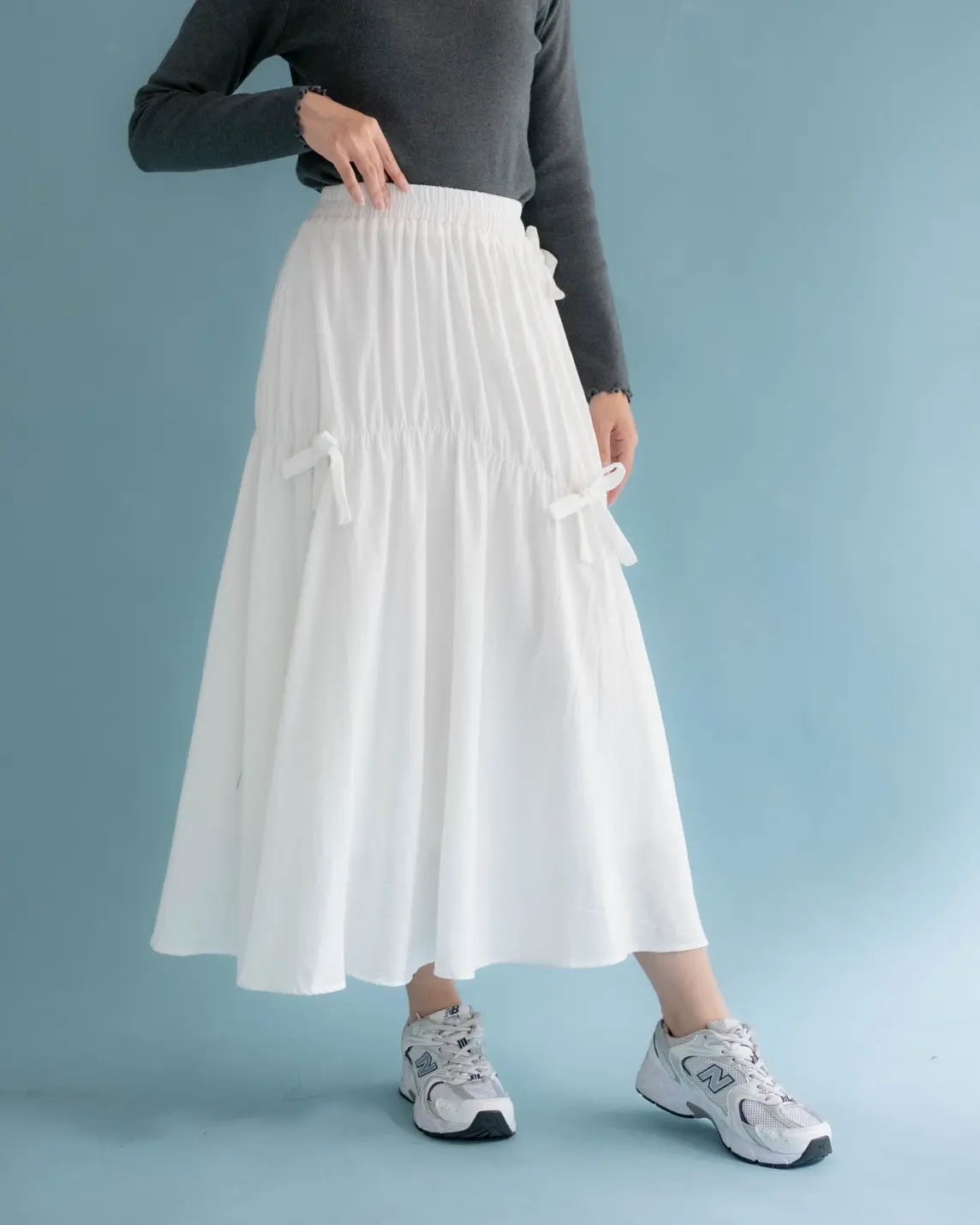 Qafira Skirt Kode Mr0239 Broken White