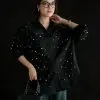 Qanita Shirt Kode 241A Black - Image 3