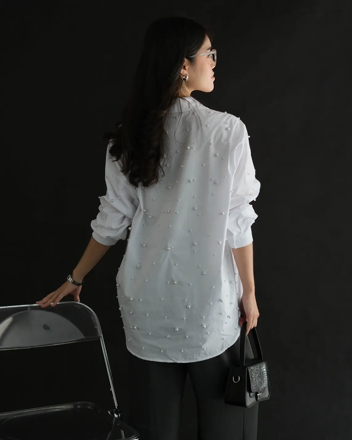 Qanita Shirt Kode 241A Broken White - Image 3