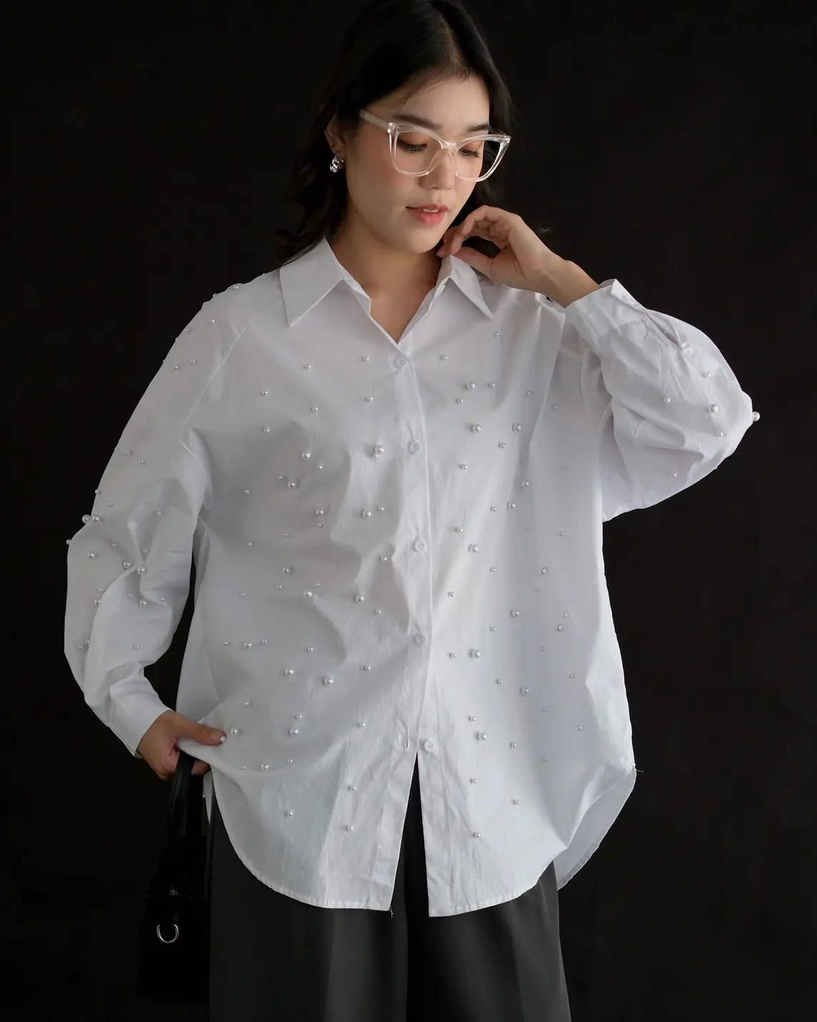 Qanita Shirt Kode 241A Broken White - Image 2