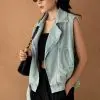 Quene Denim Vest Kode 159A Acid - Image 2