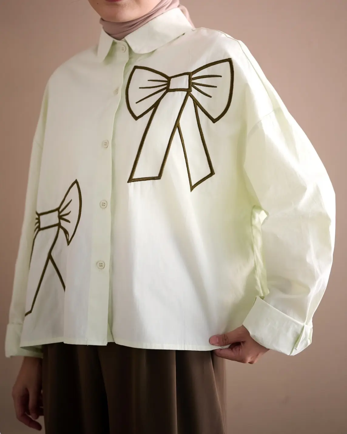 Quinzel Shirt Kode 114A Mint - Image 2