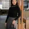 Ramona Longsleeve Kode 258A Black - Image 2