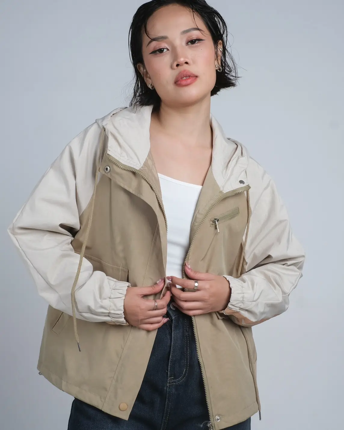 Ruhina Jacket Kode 123A Cream