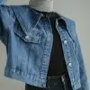 Saliza Denim Jacket Kode 242A Medium Blue - Image 2