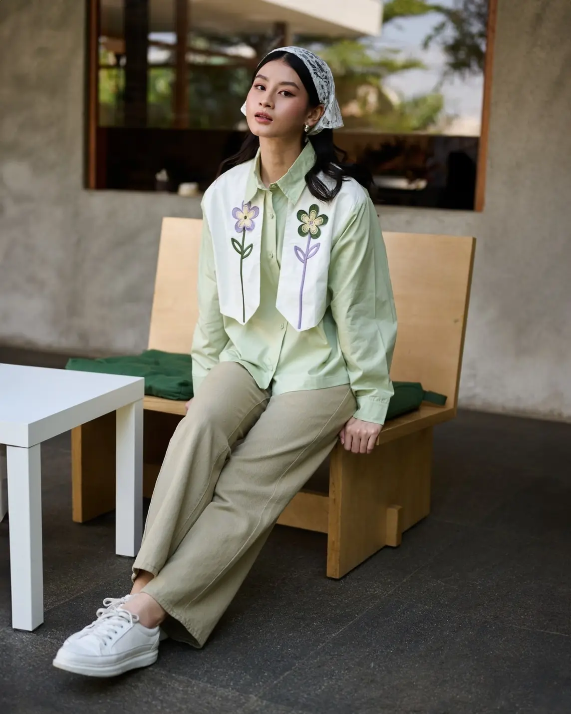 Sofia Shirt Mint - Image 2