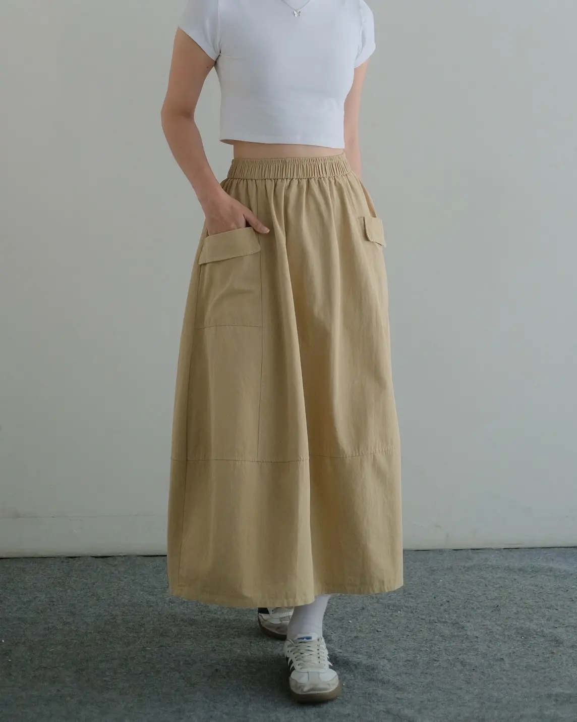 Suvika Skirt Kode 713 Khaki