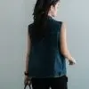 Tatiana Denim Vest Kode 157A Medium Blue - Image 5