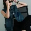 Tatiana Denim Vest Kode 157A Medium Blue - Image 4