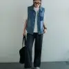 Tatiana Denim Vest Kode 157A Light Blue - Image 3