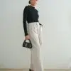 Tifara Pants Kode M050 Light Grey - Image 3
