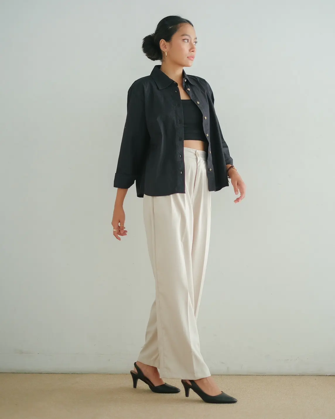 Tifara Pants Kode M050 Beige - Image 3