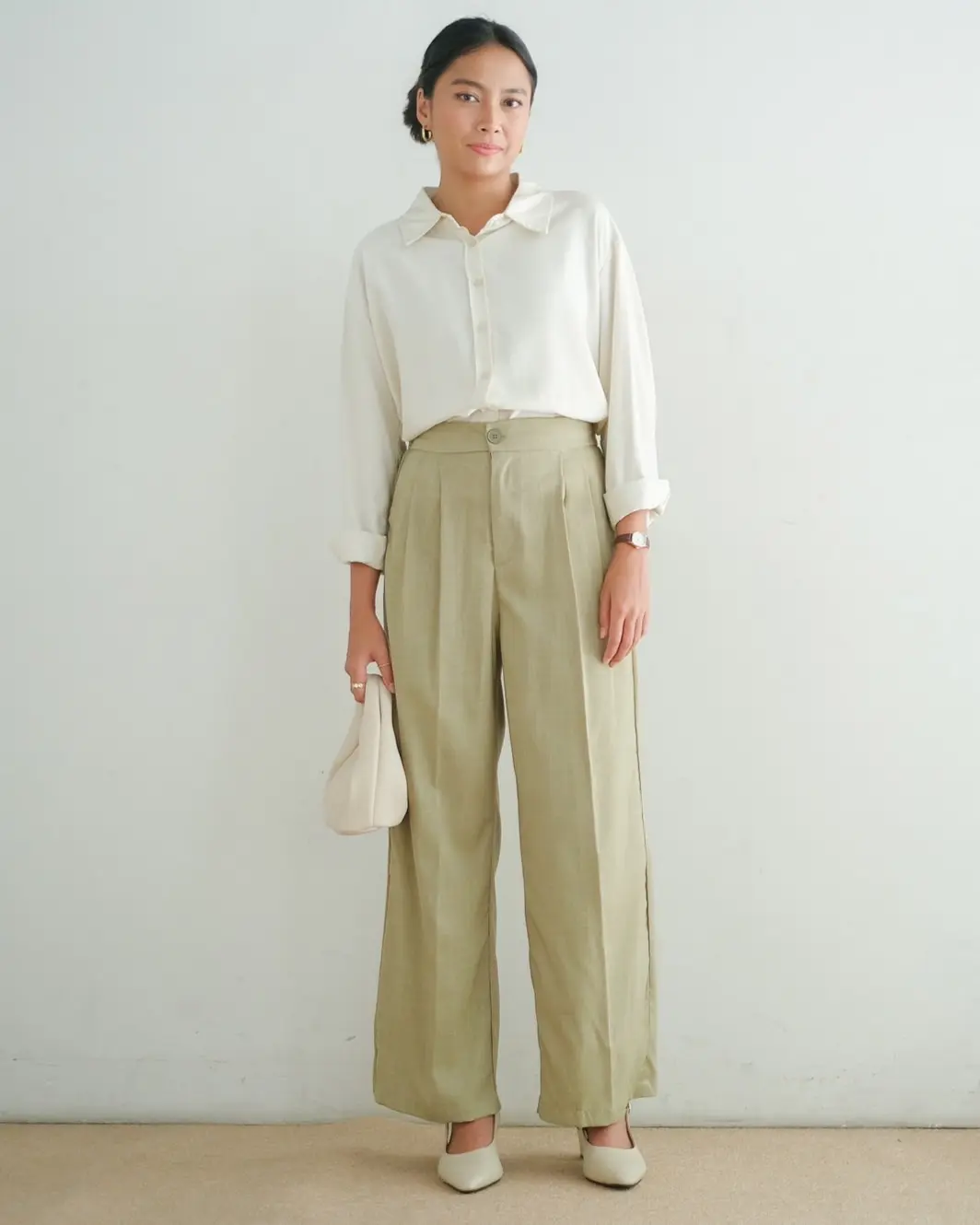 Tifara Pants Kode M050 Sage Green - Image 2