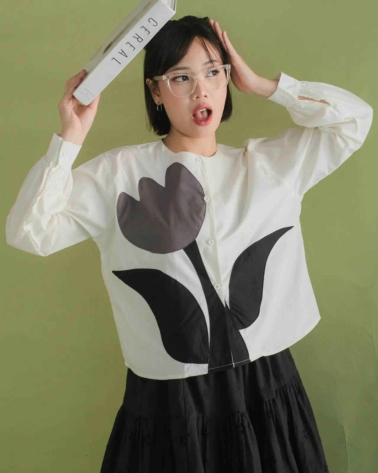 Tulip Blouse Broken White