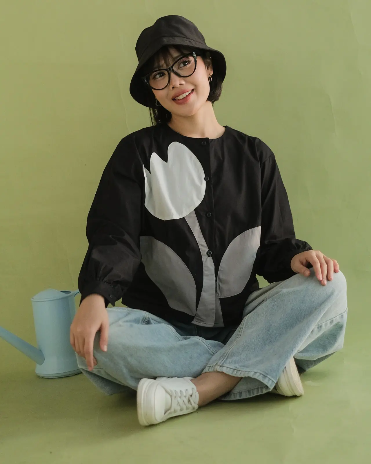 Tulip Blouse Black