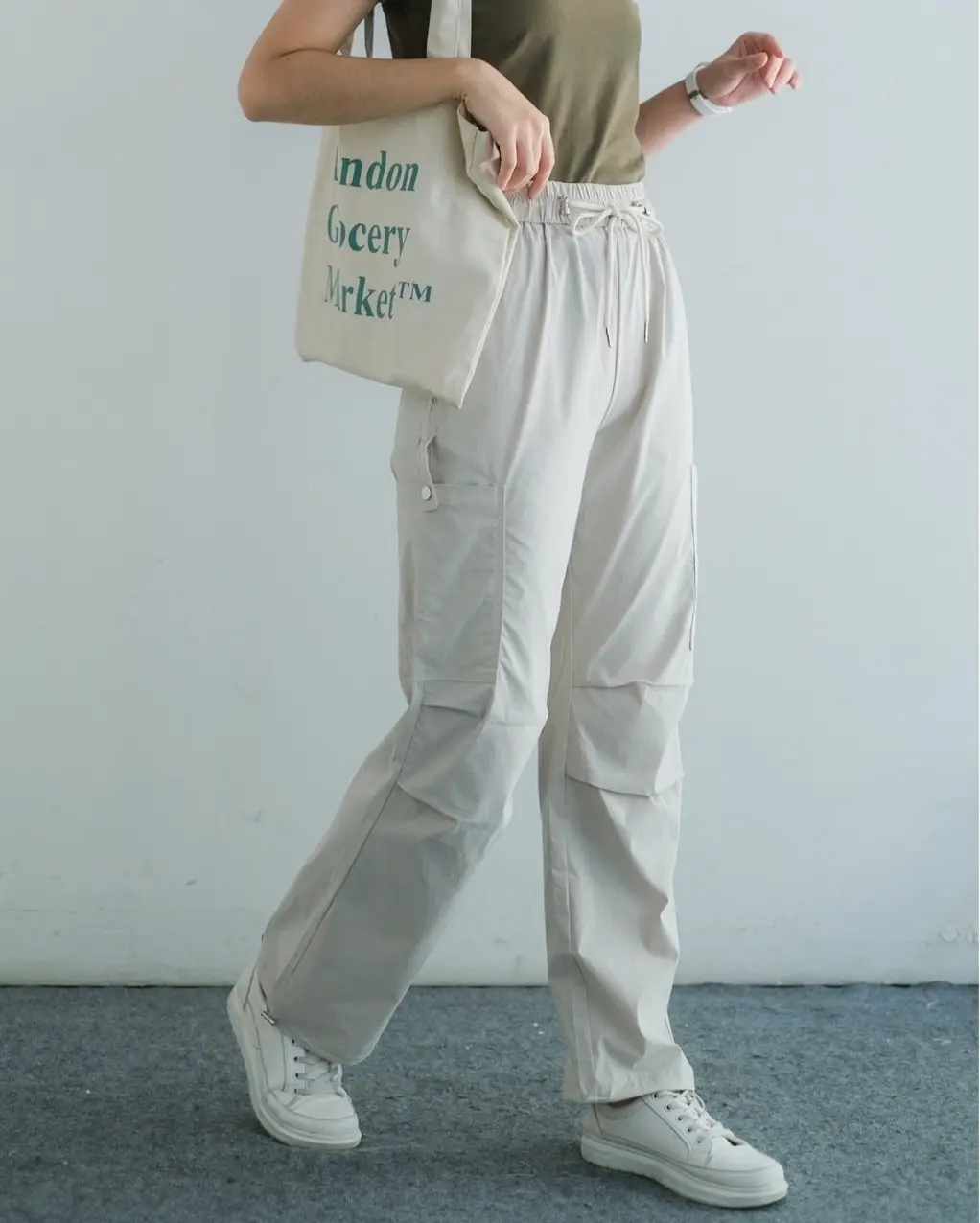 Yafie Cargo Pants Kode 143A Beige