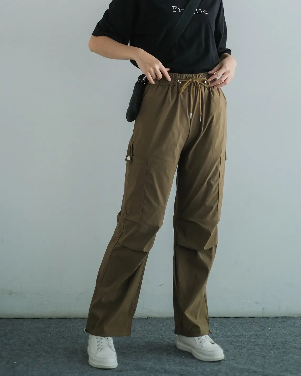 Yafie Cargo Pants Kode 143A Olive - Image 2