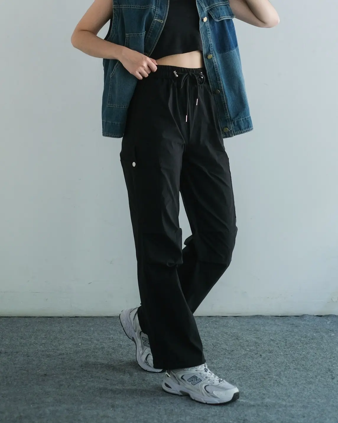 Yafie Cargo Pants Kode 143A Black