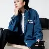 Yasfa Denim Shirt Dark Blue - Image 2