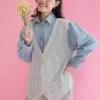Yasha Vest Kode 120B Ivory - Image 2