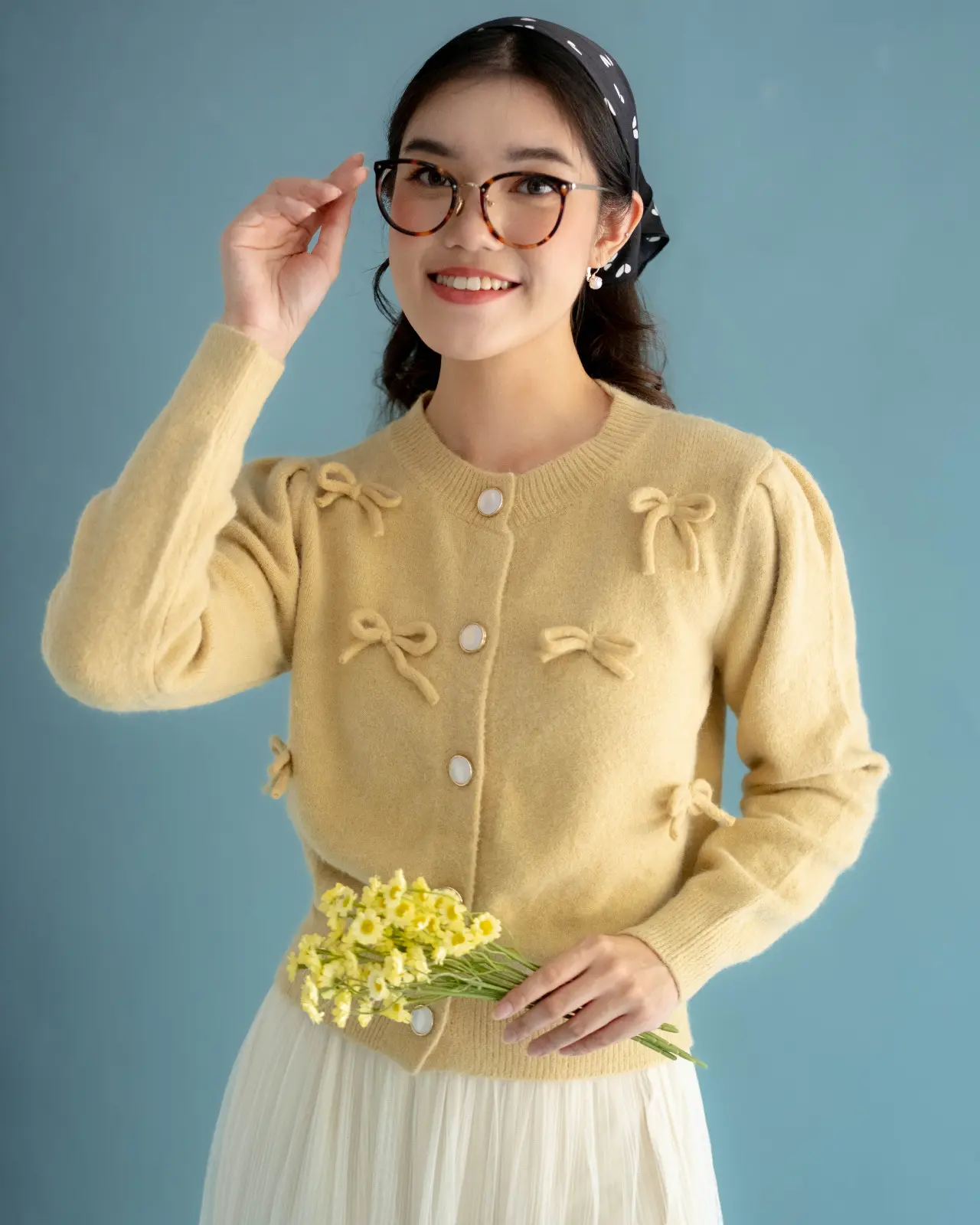 Yovela Cardigan Kode 116B Lime