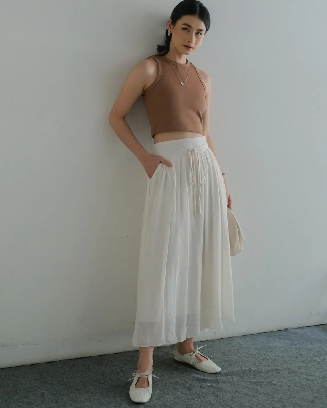 Chasya Skirt Kode 122 Ivory