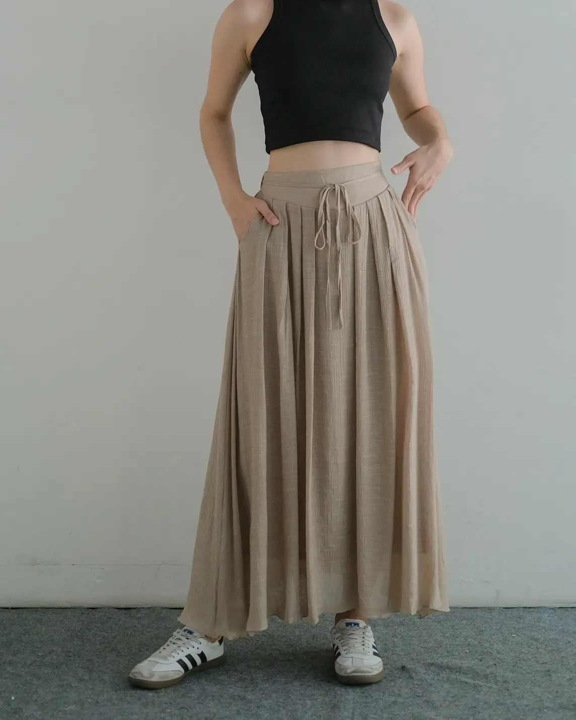 Chasya Skirt Kode 122 Khaki